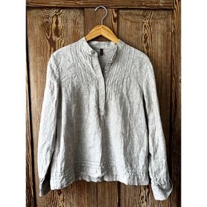 Wrap London 100% linen top